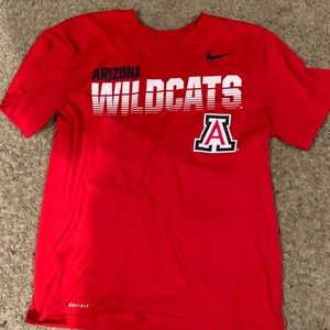 Red Arizona Wildcats Nike Dri fit t shirt